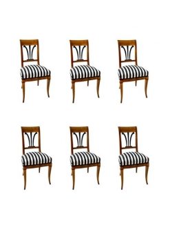 A Set of Six Biedermeier Chairs- 19th century- styylish