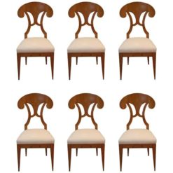 Set of Six Biedermeier Style Chairs- 20th century- styylish