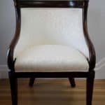Empire Tub Chair,  France 1820, mahogany