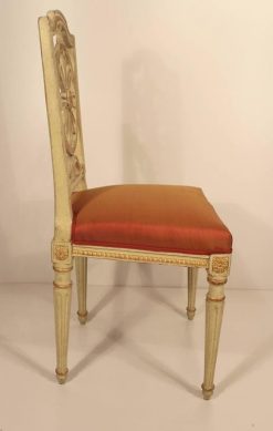 Four Gustavian Chairs- side- styylish
