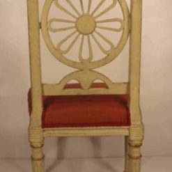 Four Gustavian Chairs- back- styylish