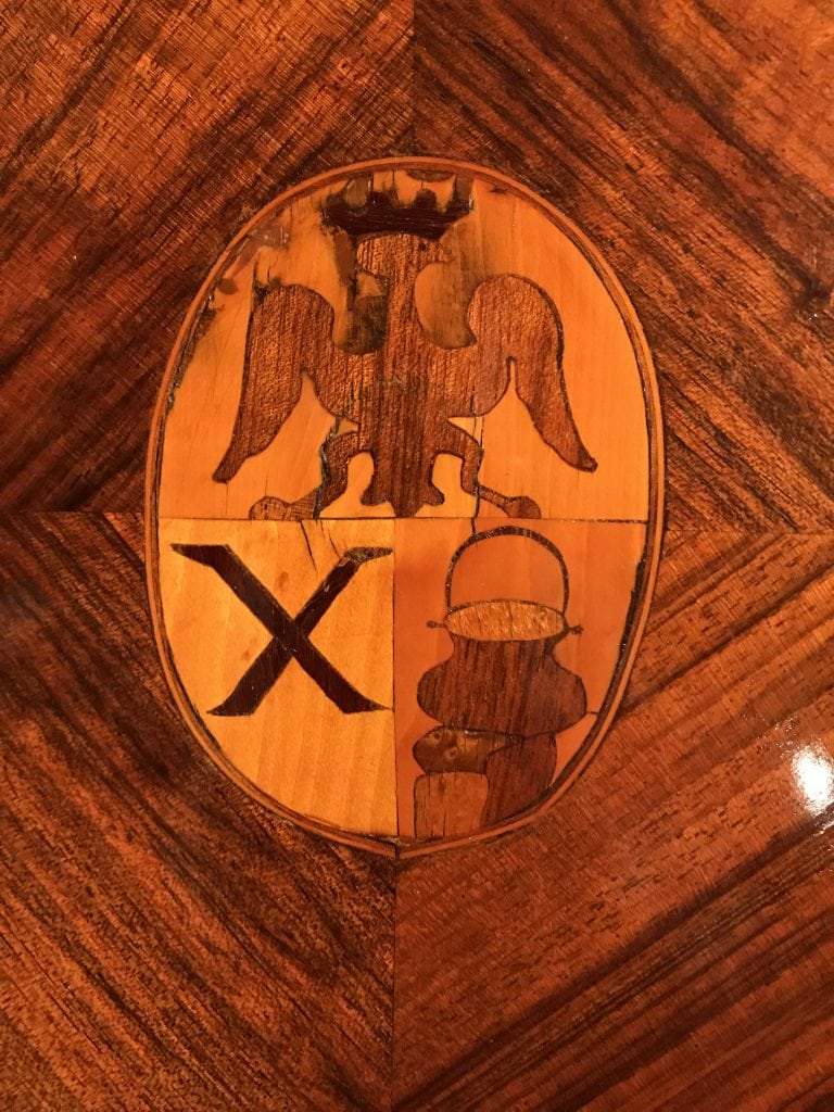 18th century Baroque Secretaire- marquetry- styylish