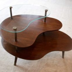 Mid century side table- top view- styylish