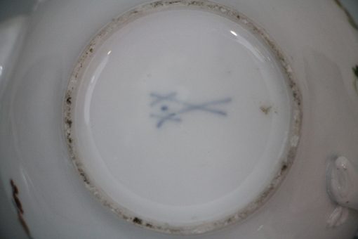 Porcelain Teapot- Meissen mark- styylish
