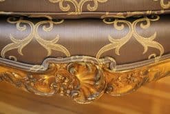 19th Century Gilded Wood Bergere- closeup- styylish