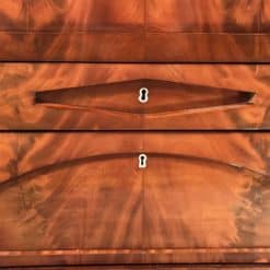 Biedermeier Drop Front Secretaire- closeup drawers- styylish