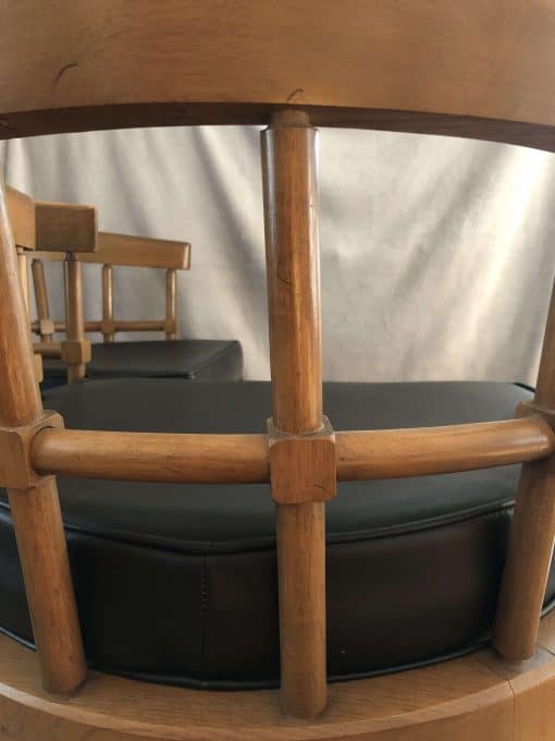 Vintage Pair of Drexel Lounge Chairs- closeup back- styylish