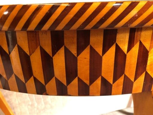 Demilune Console Table- marquetry- styylish