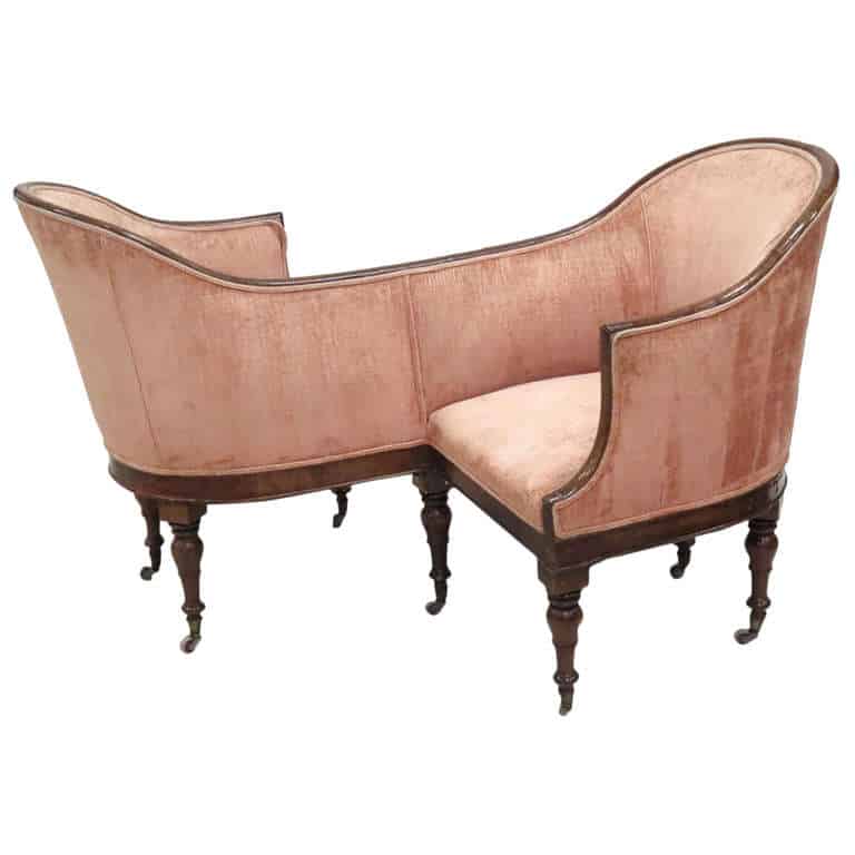 Antique Furniture - Courting Chair