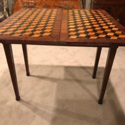 French Antique Card Table- open side- styylish