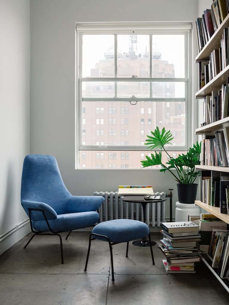 Home Decorating Ideas - Hair Chair Reading Nook