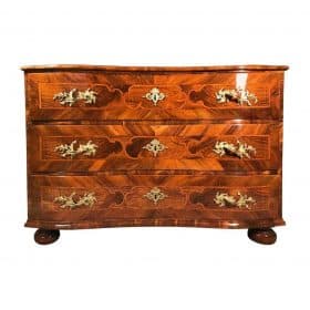 Baroque Chest of drawers walnut, Germany 1750