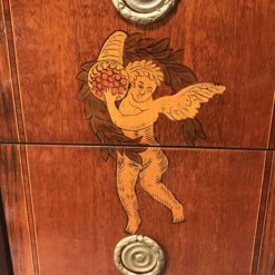 Gustavian Commode Sweden- closeup left drawers- styylish