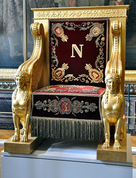 Empire Furniture - Napoleon Throne for the Senate (1804)