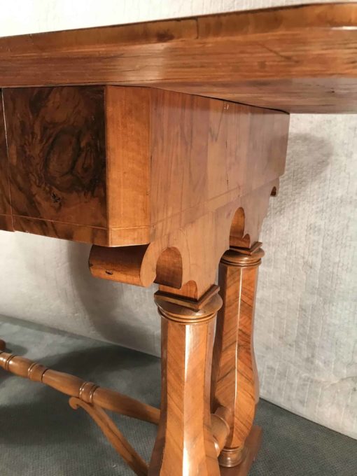Biedermeier Walnut Desk- closeup- styylish