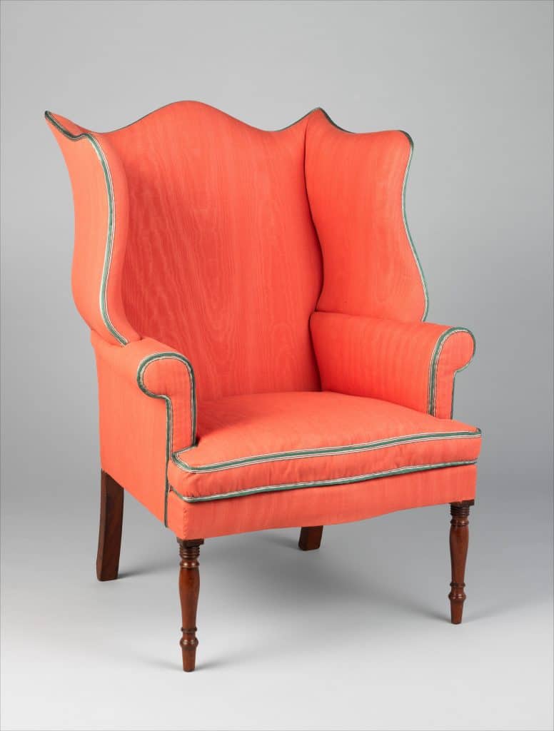Furniture Leg Styles - Hepplewhite easy chair