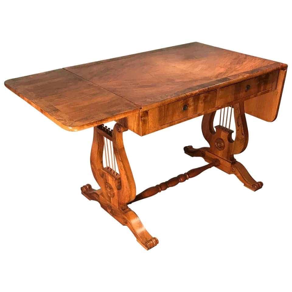 Antique Writing Desk, Biedermeier Style,Vienna 1825 - Styylish