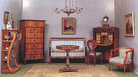 Biedermeier - An Antique Biedermeier Living Room