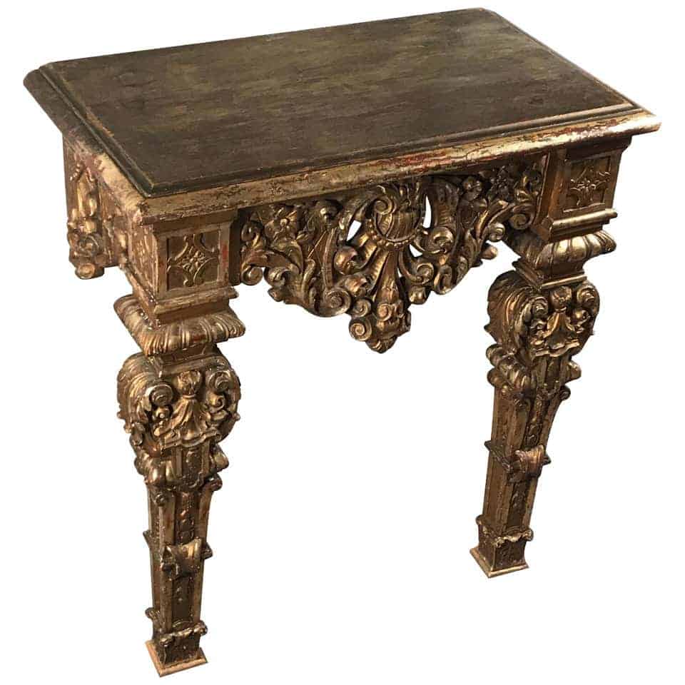 Giltwood Console Table- 18th century- styylish