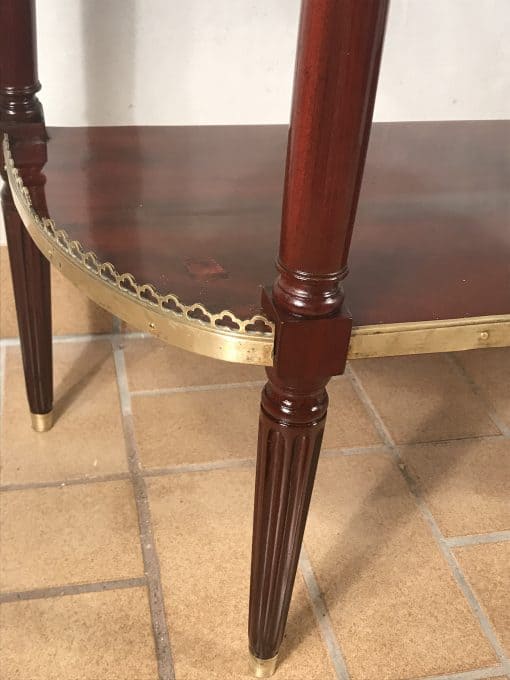 French Antique Console Table- closeup of feet- styylish