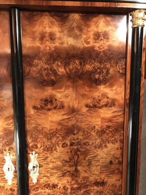Biedermeier Wardrobe walnut- doors- styylish