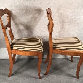 Pair of Biedermeier Side Chairs, Austria 1820