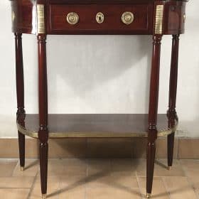 French Antique Console Table, 1800-1810