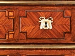 Antique Louis XVI Dresser- detail of escutcheon- styylish