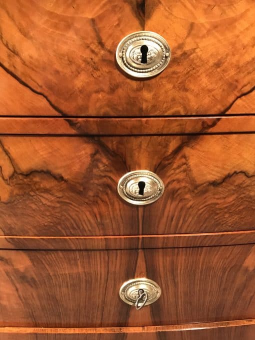 European Biedermeier Dresser- detail of drawers- styylish