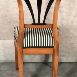 Six Biedermeier Chairs- back- styylish