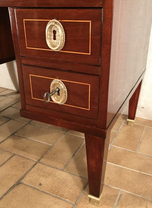Louis XVI Roll top Desk- detail drawers- styylish