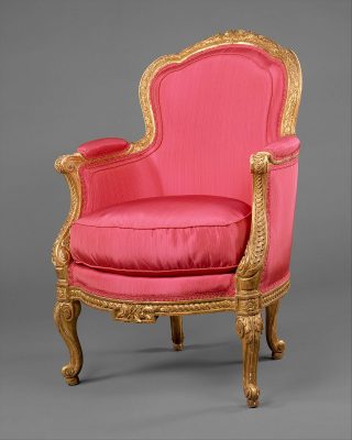 Louis XV Bergere Chair- Metropolitan Museum
