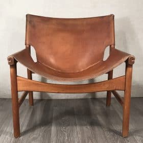 Illum Wikkelso Lounge Chair, Denmark 1950's
