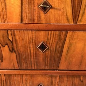 1820 Biedermeier Dresser, South Germany, walnut