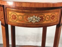 Antique side table- front view of drawer- styylish