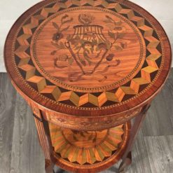 Antique side table- top and shelf- styylish