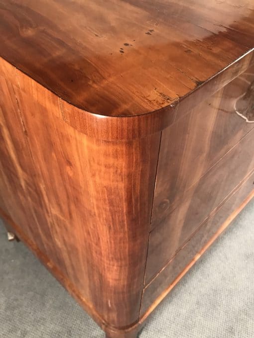 Biedermeier chest of drawers cherry- front corner- styylish