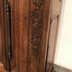 Antique armoire- carving details lower part- styylish