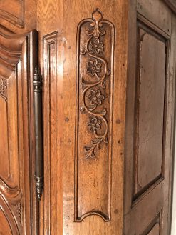 Antique armoire- flower carvings- styylish