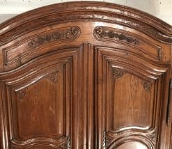 Antique armoire- curved cornice- styylish