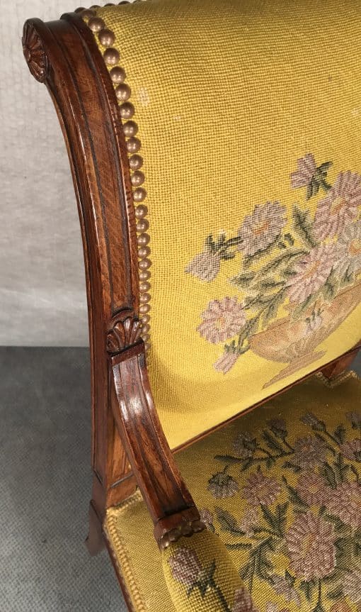 Antique armchairs- detail of the armrest- styylish