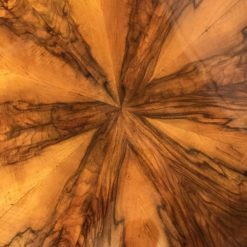 Biedermeier walnut table- detail of the top- styylish