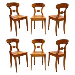 Six Biedermeier Board Chairs - Styylish