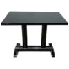 Art Deco Bistro Table- Black Lacquer- Styylish