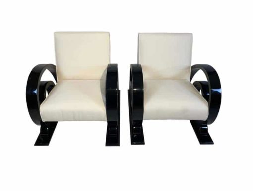 Art Deco Club Chairs- frontview- Styylish