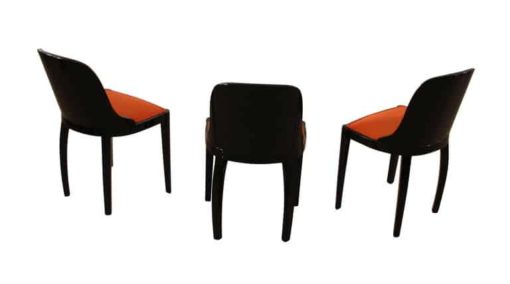 Art Deco Dining Chairs- group of chairs- back view- Styylish