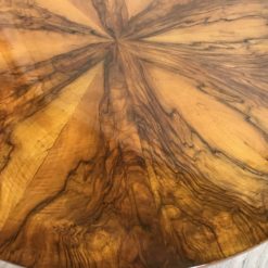 Biedermeier walnut table- detail of veneer- styylish