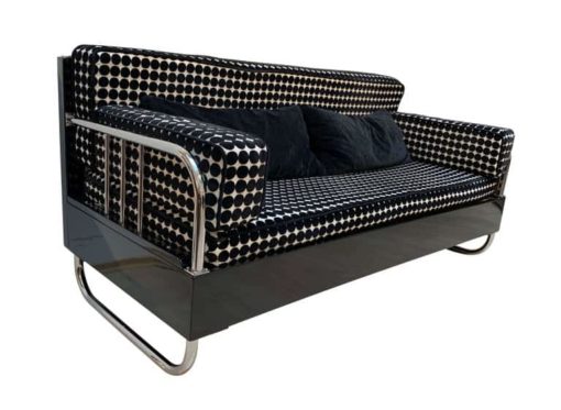 Bauhaus Sofa - Black Lacquer Bottom - Styylish