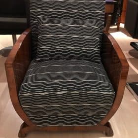Art Deco Club Chairs- Pair, France, circa 1930