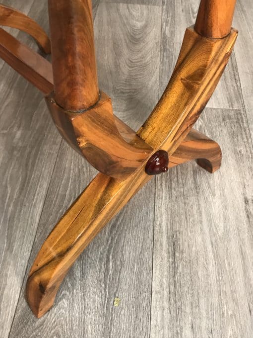 Biedermeier Sewing Table- crossed-over feet- styylish